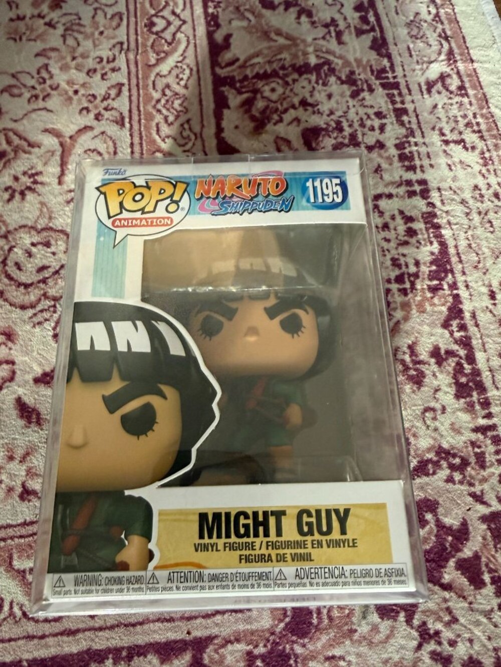 Funko Pop! Naruto Shippuden Might Guy #1195 Vinyl Figure w Protector NIB New AAA